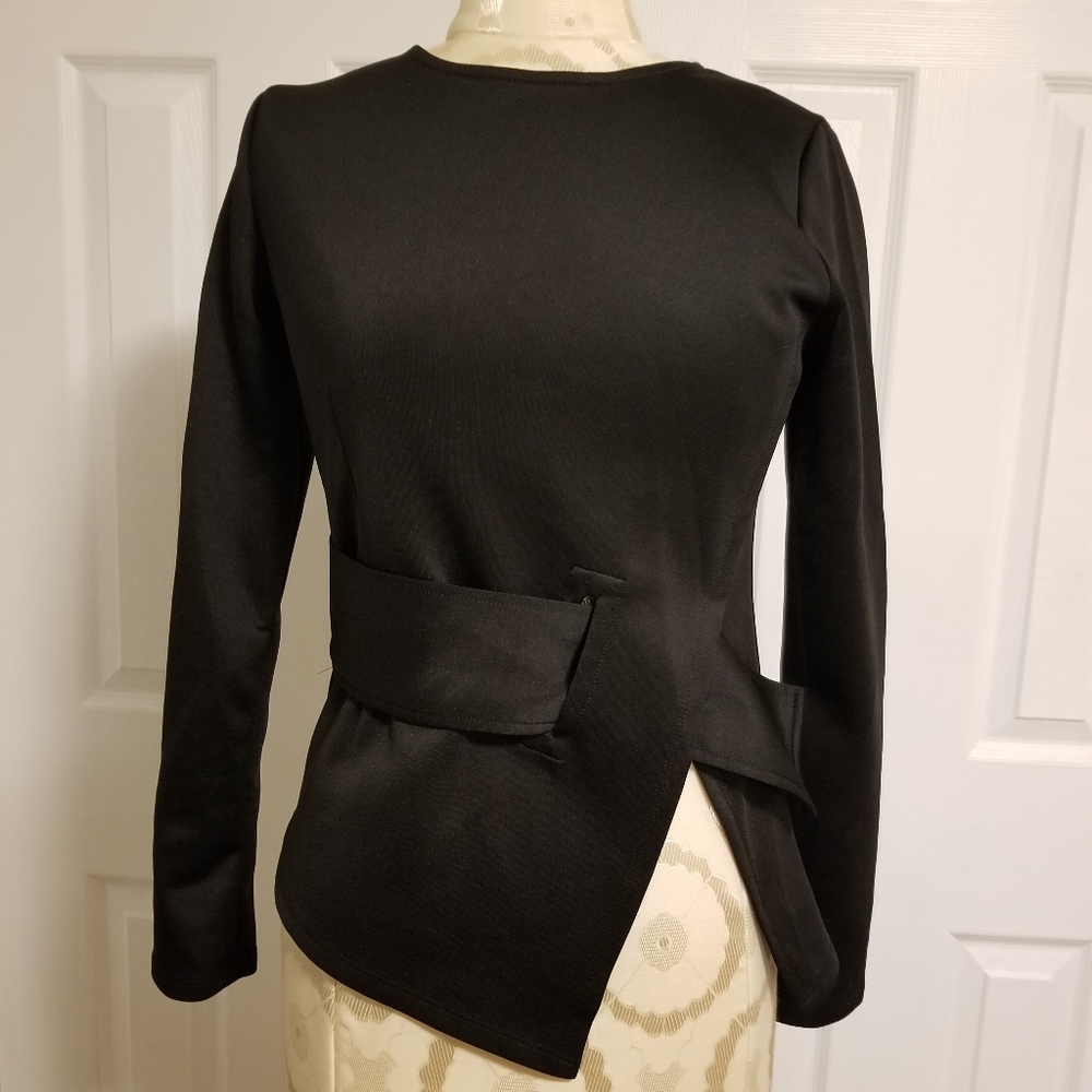2XTREMZ Asymmetrical Black Top with Crossover Belt
